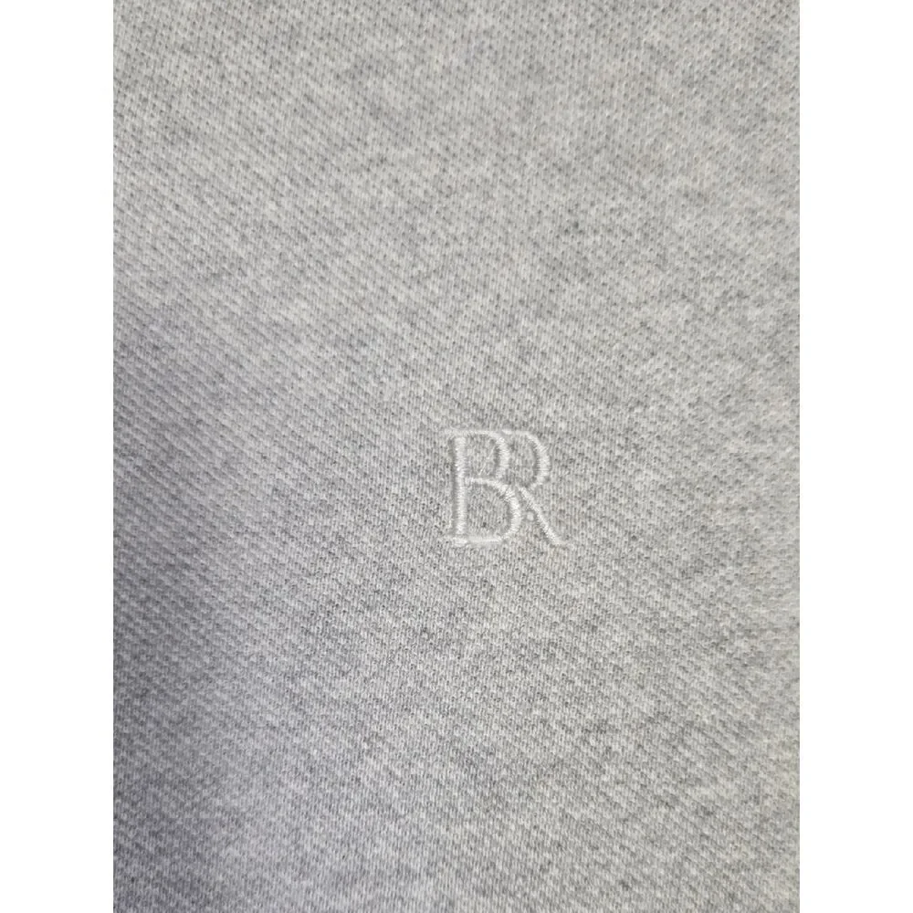 Banana Republic Light Gray Short Sleeve Polo Shirt